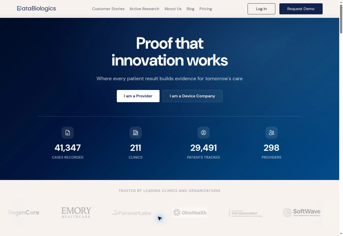 DataBiologics project preview