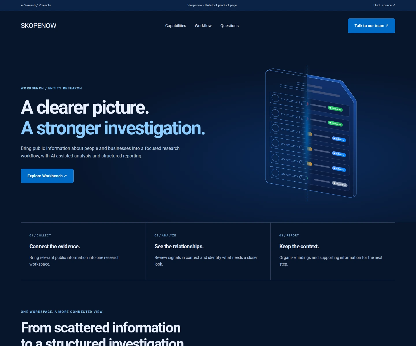 Skopenow project preview